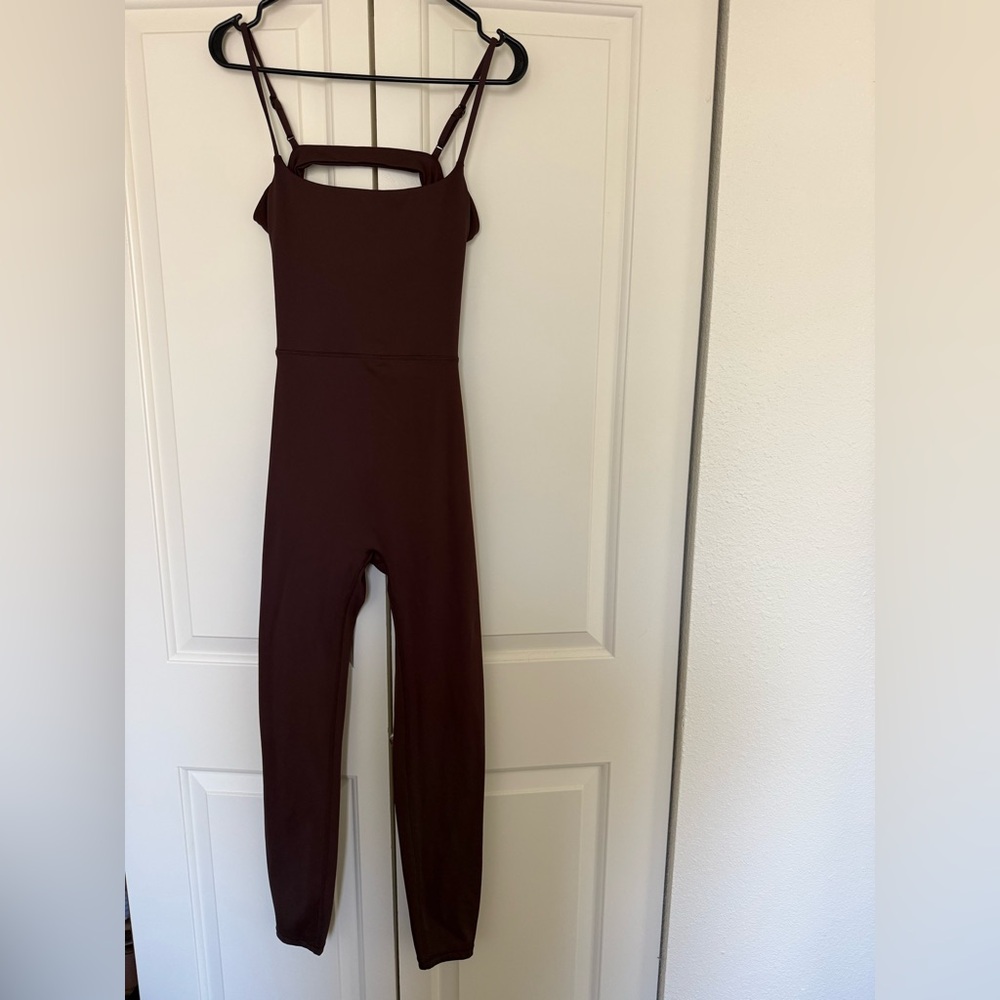 Teal Activewear Brown Jumpsuit